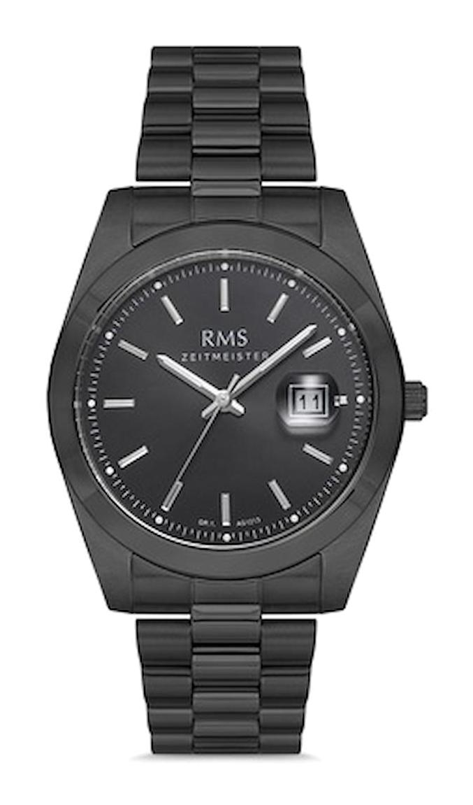 Romanson GR.1.AG1213.20 Takvimli 44 mm Siyah Metal Kordon Analog Erkek Kol Saati