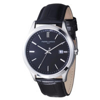 Pierre Cardin CQI.0002 Takvimli 42 mm Siyah Deri Kordon Analog Kol Saati