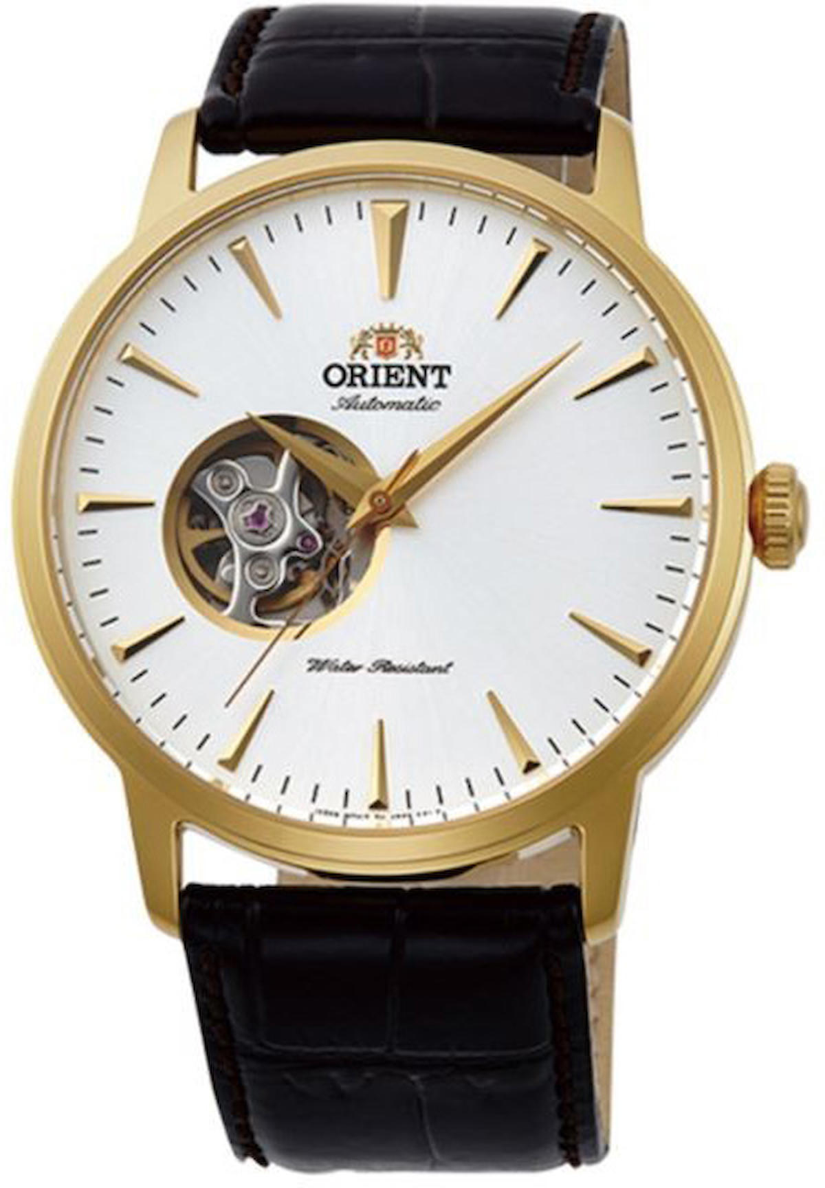 Orient FAG02003W0 Takvimli 41 mm Siyah Deri Kordon Analog Kol Saati