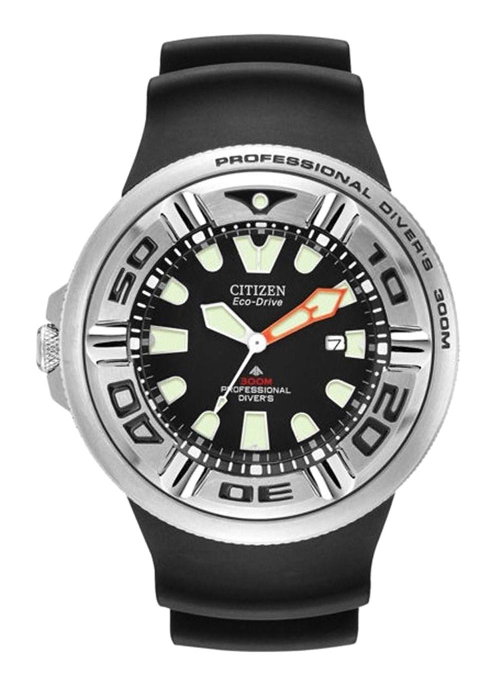 Citizen BJ8050-08E Takvimli Siyah Silikon Kordon Analog Erkek Kol Saati