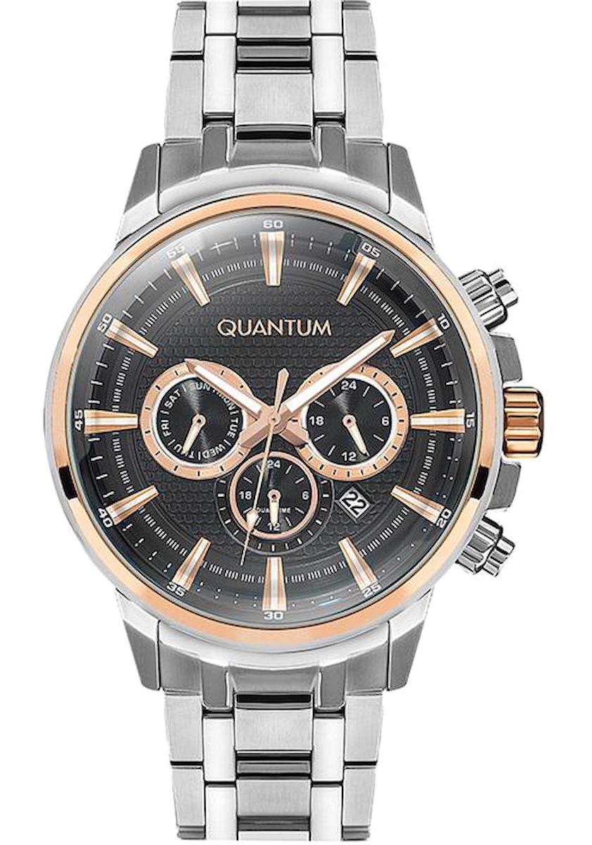 Quantum PWG927.550 Takvimli 44 mm Çelik Kordon Analog Erkek Kol Saati