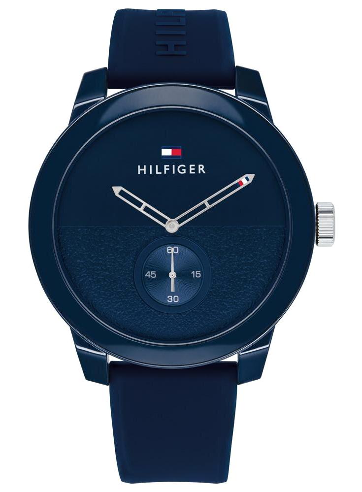 Tommy Hilfiger TH1791803 44 mm Lacivert Silikon Kordon Analog Erkek Kol Saati