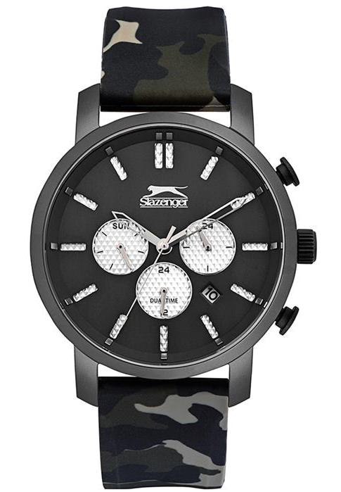 Slazenger SL.09.1829.2.02 Takvimli 46 mm Çok Renkli Silikon Kordon Analog Erkek Kol Saati
