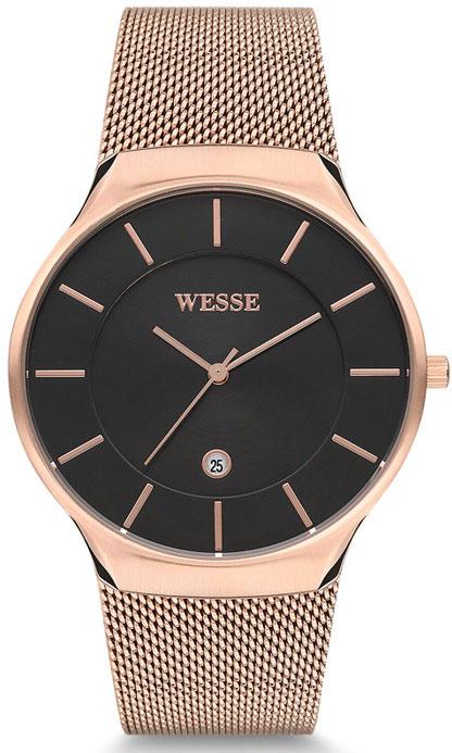 Wesse WWG202006 Takvimli 48 mm Rose Gold Çelik Kordon Analog Erkek Kol Saati
