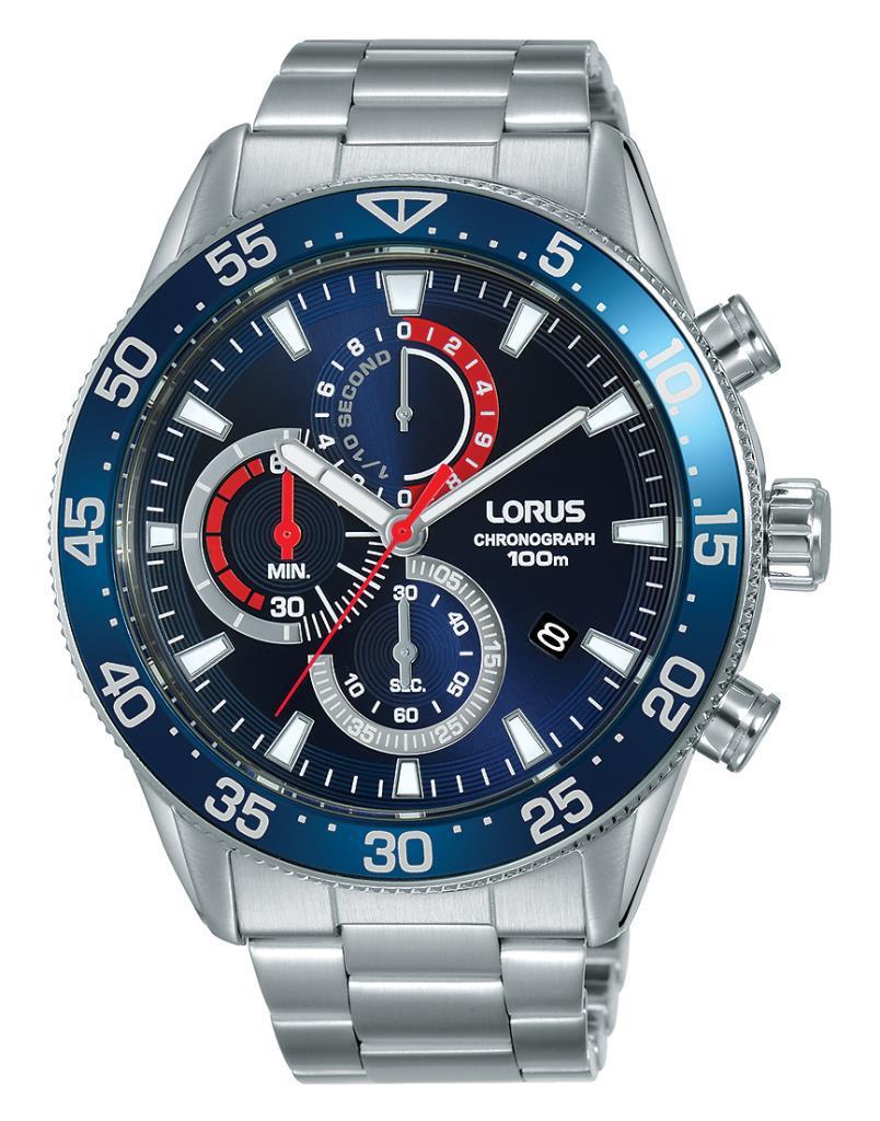 Lorus RM337FX9 Takvimli 43 mm Çelik Kordon Analog Erkek Kol Saati