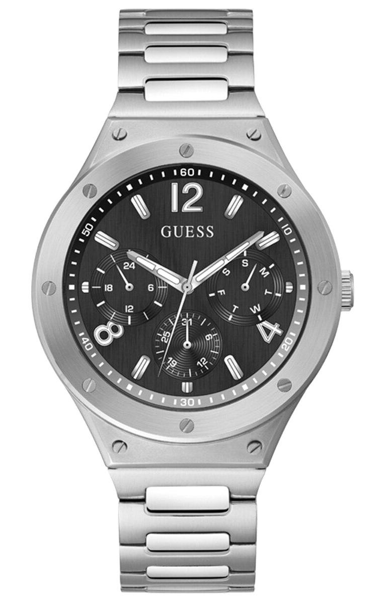 Guess GUGW0454G1 Pusulalı Takvimli Çelik Kordon Analog Erkek Kol Saati