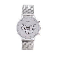 Romanson RMS.1.AG.1187.11 Takvimli 43 mm Gri Hasır Kordon Analog Erkek Kol Saati
