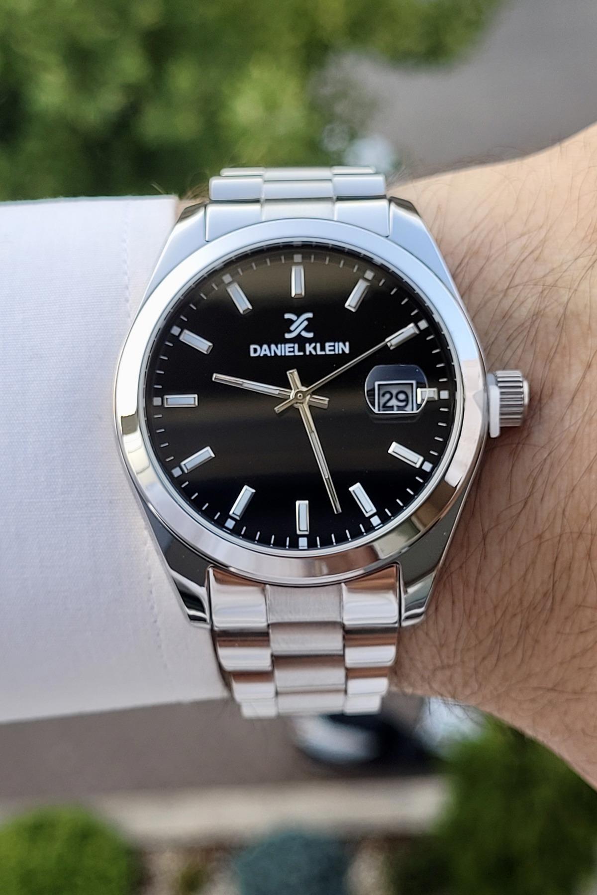 Daniel Klein DKISTE207 Takvimli 40 mm Çelik Kordon Analog Erkek Kol Saati