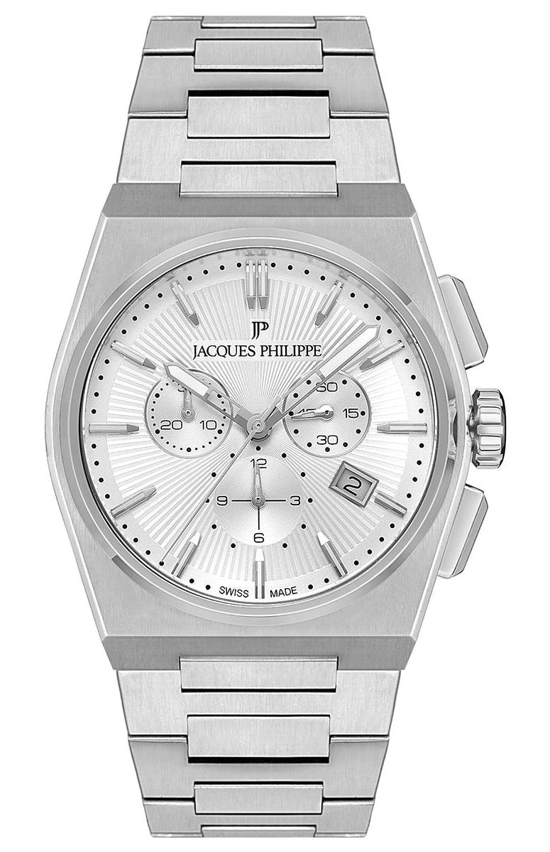 Jacques Philippe JPQGC411326 Pusulalı Takvimli 42 mm Çelik Kordon Analog Erkek Kol Saati