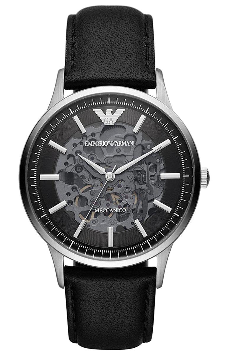 Emporio Armani AR60038 Takvimli 42 mm Siyah Deri Kordon Analog Erkek Kol Saati