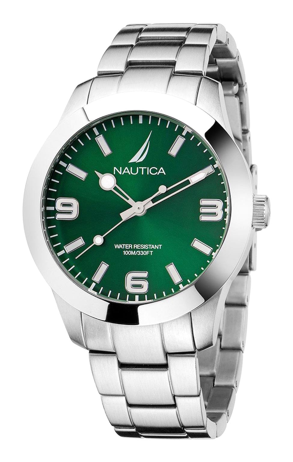 Nautica NAPPBF204 Takvimli 43 mm Çelik Kordon Analog Erkek Kol Saati