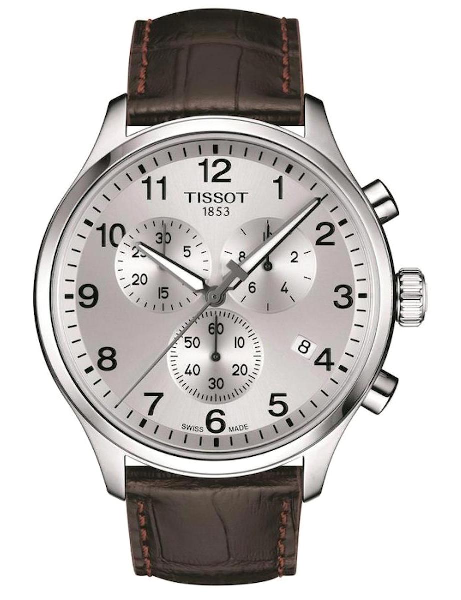 Tissot T1166171603700 Takvimli 44 mm Kahverengi Çelik Kordon Analog Erkek Kol Saati