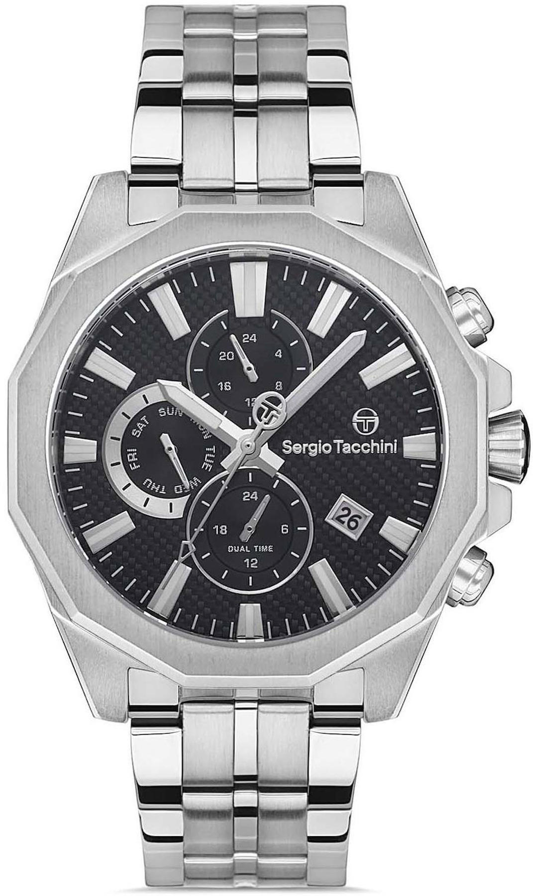 Sergio Tacchini ST.1.10372.1 Takvimli Çelik Kordon Analog Kol Saati