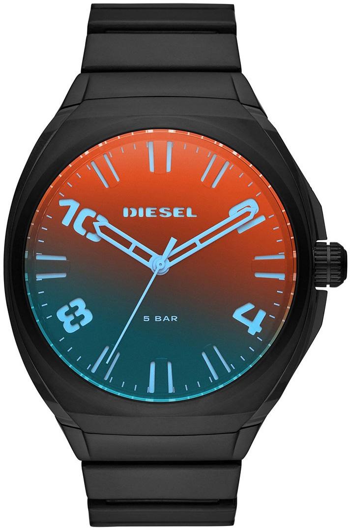 Diesel DZ1886 Takvimli 42 mm Siyah Çelik Kordon Analog Kol Saati