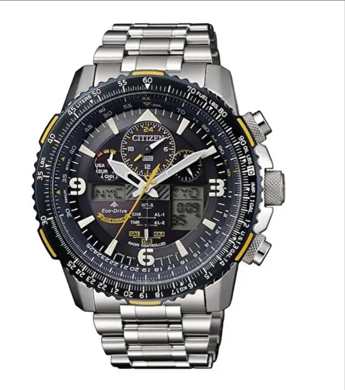 Citizen JY8078-52L Çelik Kordon Analog Erkek Kol Saati