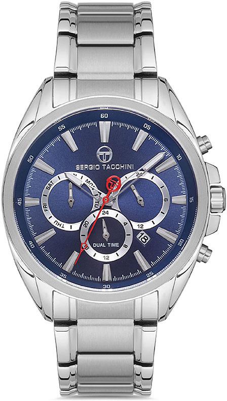 Sergio Tacchini ST.1.10095.2 Takvimli 42 mm Çelik Kordon Analog Kol Saati