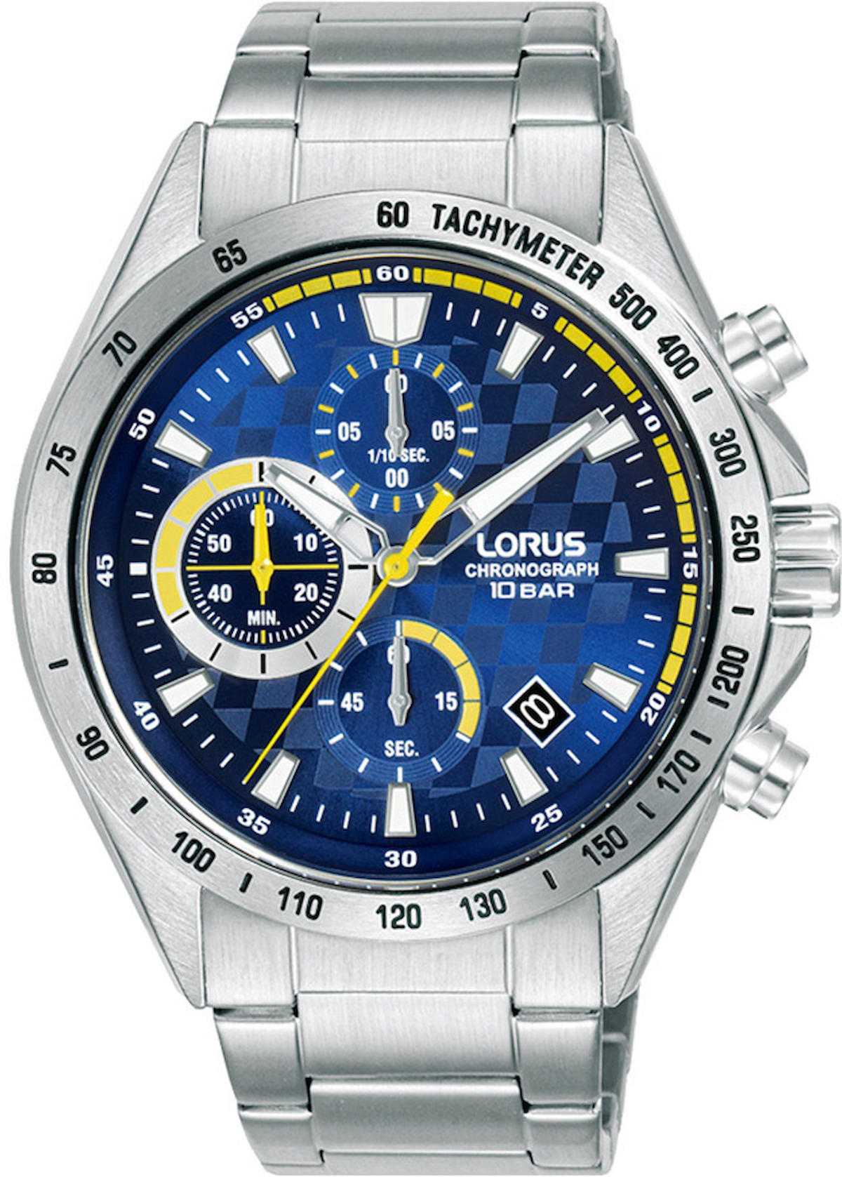 Lorus RM311JX9 Takvimli 43 mm Çelik Kordon Analog Erkek Kol Saati