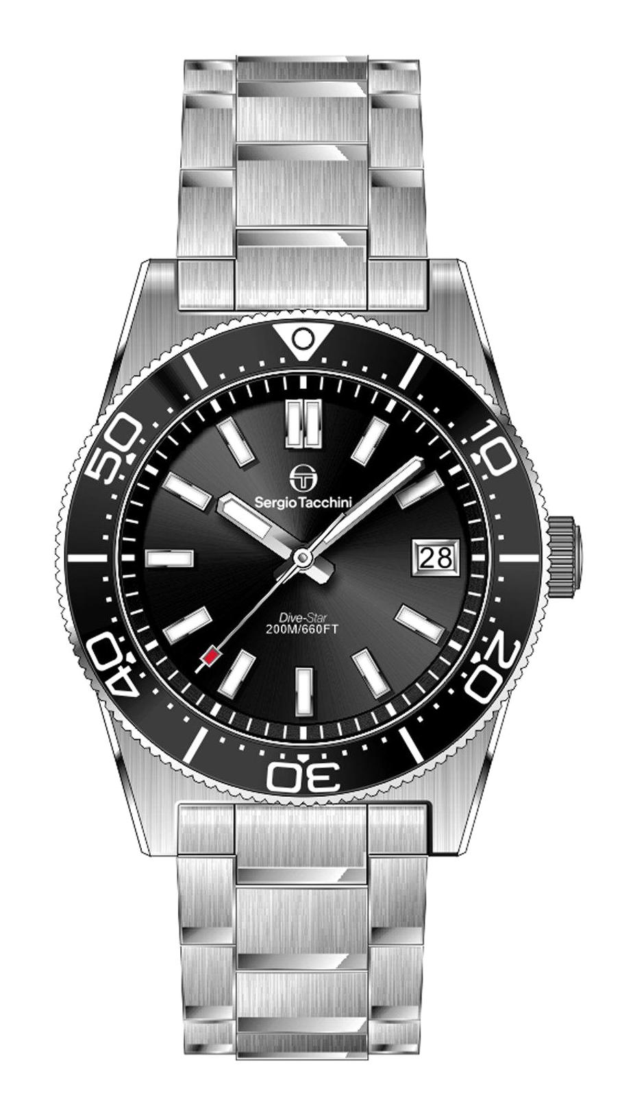 Sergio Tacchini ST.3.10004.1 Takvimli 38.5 mm Çelik Kordon Analog Erkek Kol Saati