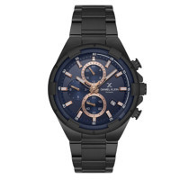 Daniel Klein DK.1.13804.4 Takvimli 44 mm Siyah Çelik Kordon Analog Erkek Kol Saati