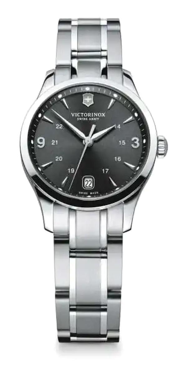 Victorinox Swiss Army 241540 Pusulalı Takvimli 30 mm Çelik Kordon Analog Kol Saati