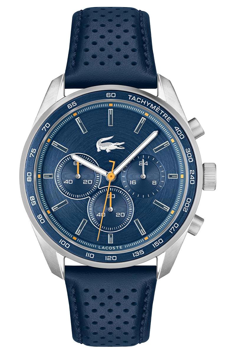 Lacoste LAC2011344 42 mm Lacivert Deri Kordon Analog Erkek Kol Saati