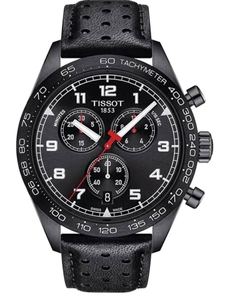Tissot T1316173605200 44 mm Siyah Silikon Kordon Analog Erkek Kol Saati