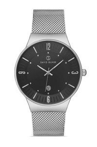 David Guner DG-8214GC-A2 Takvimli 42 mm Çelik Kordon Analog Kol Saati