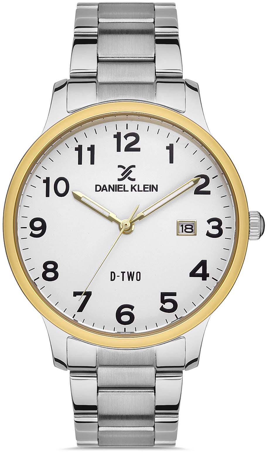 Daniel Klein DKE.1.10176.8 Takvimli 42 mm Metal Kordon Analog Erkek Kol Saati