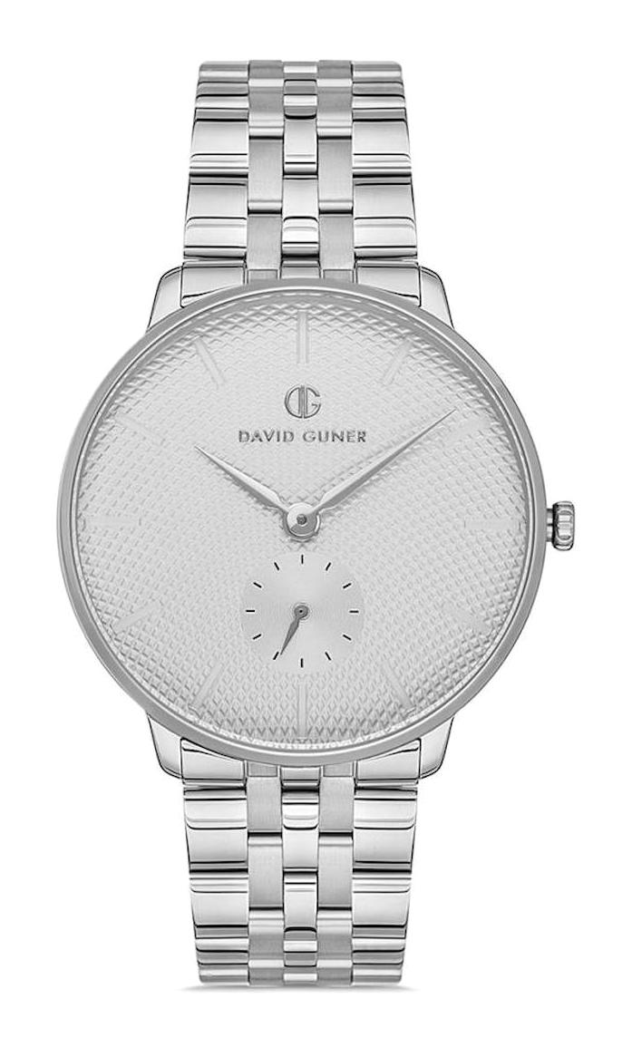David Guner DG-8200GA-A1 Takvimli 42 mm Metal Kordon Analog Erkek Kol Saati
