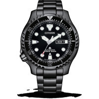 Citizen NY0145-86EE Takvimli Siyah Silikon Kordon Analog Erkek Kol Saati