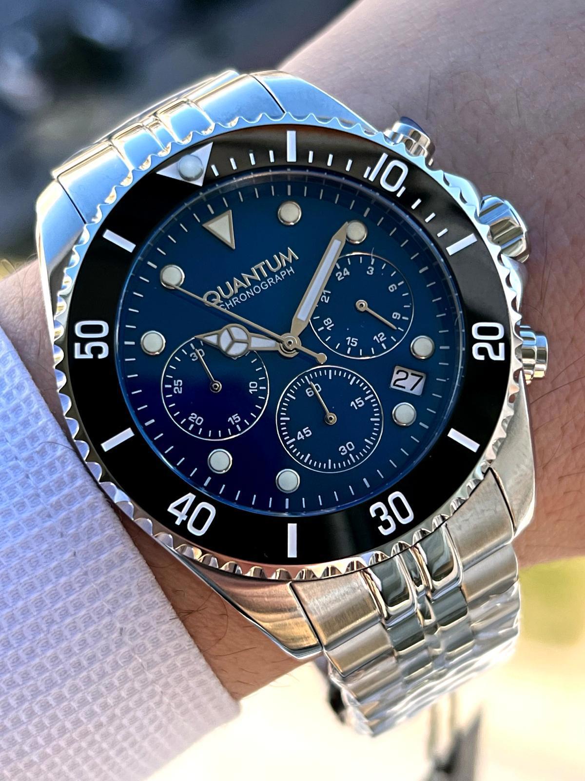 Quantum EPWG930.300 Takvimli 46 mm Çelik Kordon Analog Erkek Kol Saati