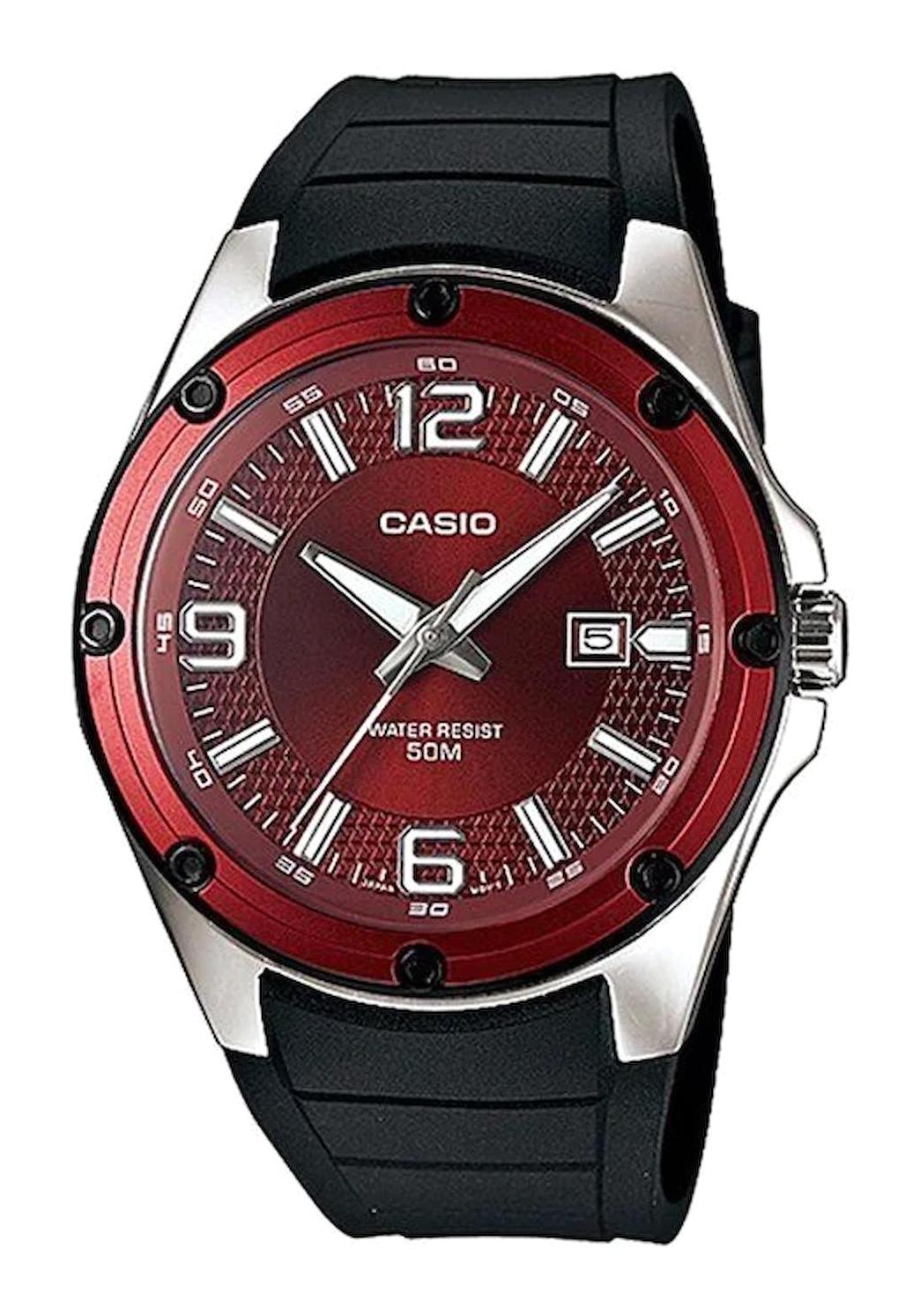 Casio MTP-1346-5AVDF Takvimli Siyah Silikon Kordon Analog Erkek Kol Saati