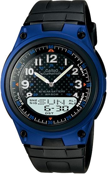 Casio AW-80-2BVDF Takvimli 40 mm Siyah Plastik Kordon Dijital Erkek Kol Saati