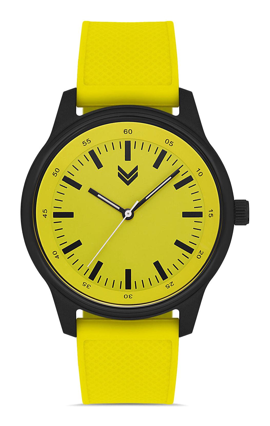 Hummel HM-3002MA-4 Sarı Silikon Kordon Analog Erkek Kol Saati
