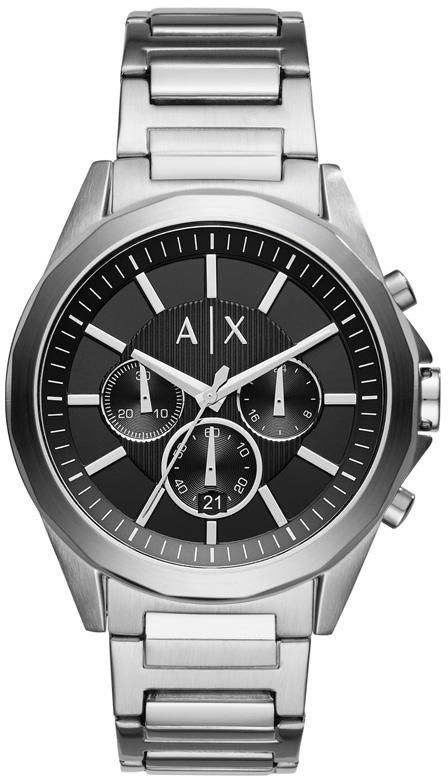 Armani Exchange AX2600 Takvimli 44 mm Çelik Kordon Analog Erkek Kol Saati