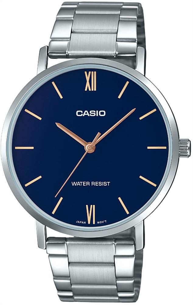Casio MTP-VT01D-2BUDF Çelik Kordon Analog Erkek Kol Saati