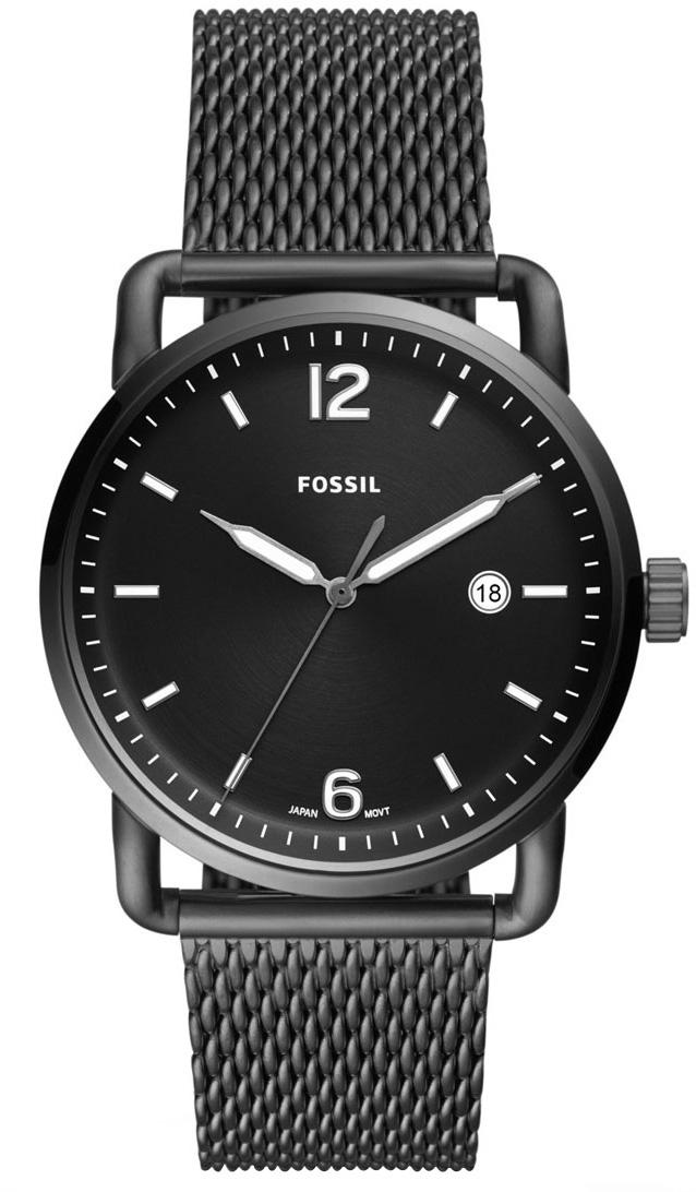 Fossil FS5419 Takvimli 42 mm Siyah Çelik Kordon Analog Kol Saati
