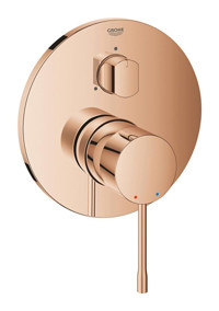 Grohe Essence 24169DA1 Krom Çiftli Aç Kapa Ankastre Yuvarlak Banyo Bataryası Rose