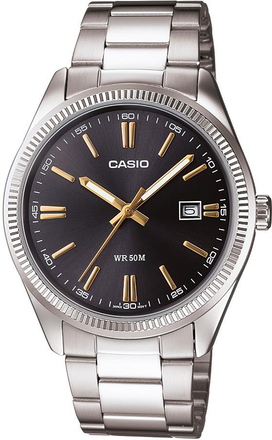 Casio MTP-1302D-1A2VDF Takvimli 38.5 mm Çelik Kordon Analog Kol Saati