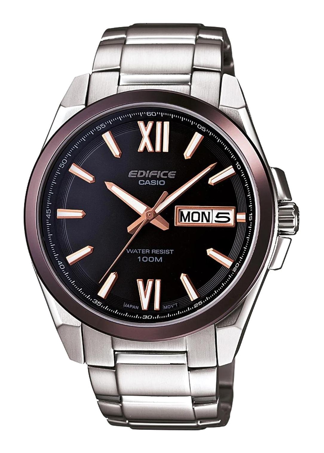 Casio EFB-100D-5AVDF Takvimli Çelik Kordon Analog Erkek Kol Saati