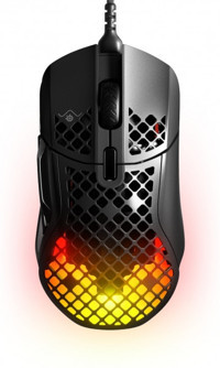 Steelseries Aerox 5 RGB Ergonomik Makrolu Kablolu Siyah Optik Gaming Mouse