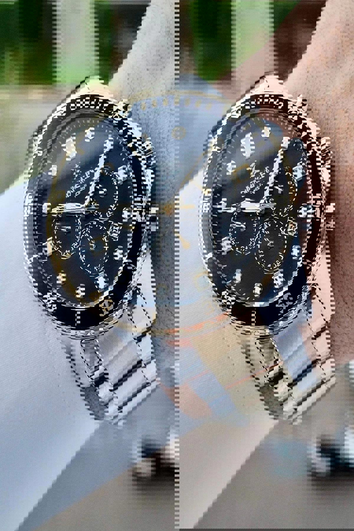 Daniel Klein DKISTE1059 Takvimli Altın-Çelik Kordon Analog Erkek Kol Saati
