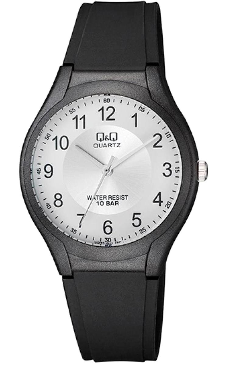 Q&Q VR72J011Y 36 mm Siyah Plastik Kordon Analog Erkek Kol Saati