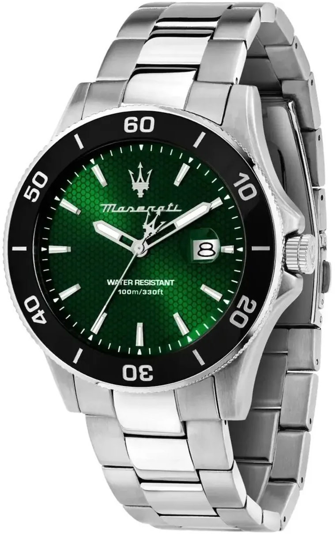Maserati R8853100038 Takvimli 43 mm Çelik Kordon Analog Kol Saati