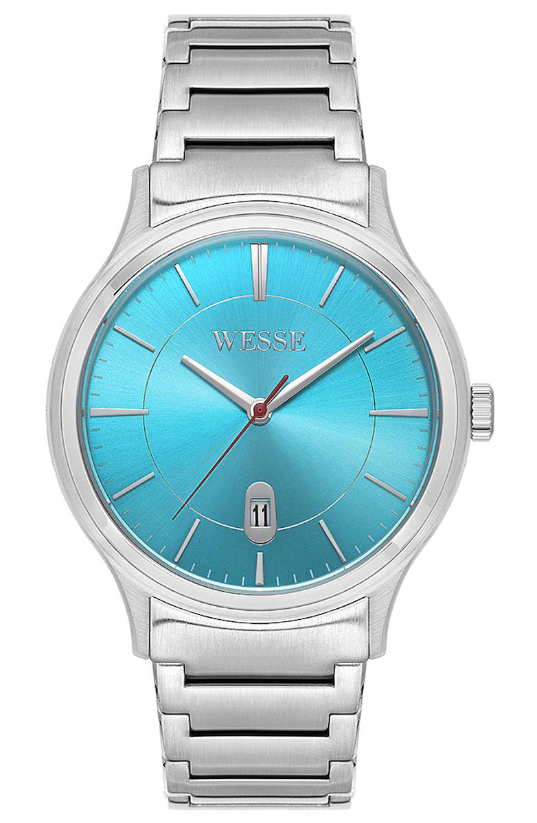 Wesse WWG209004 Takvimli 43 mm Çelik Kordon Analog Erkek Kol Saati