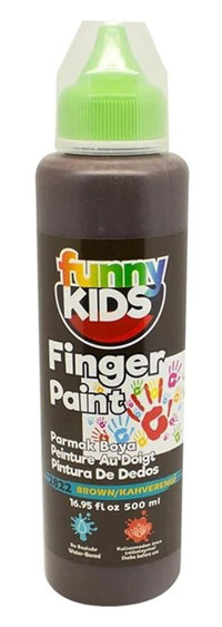 Funny Kids 2822 500 ml Tekli Kahverengi Parmak Boyası