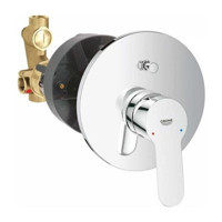 Grohe Bauedge 29079000 Krom Tekli Aç Kapa Ankastre Solo Banyo Bataryası Gri