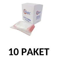 Tropic Orta Kilitli 13x16 cm Buz Dolabı Poşeti 600 Adet