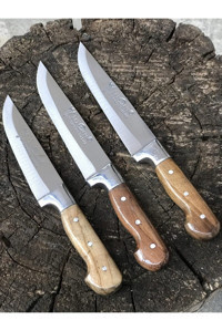 ÖZKRİSTAL Lazdayı Sürmene El Dövmesi Bıçak Seti