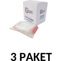 Yakutsan Kilitli 13x16 cm Buz Dolabı Poşeti 3x200 Adet